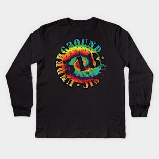 518 Tie Dye Circle Kids Long Sleeve T-Shirt